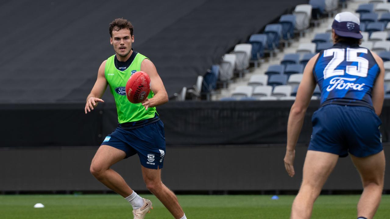 Jack Bowes will be out to earn a spot in Geelong’s round 1 side. Picture: Cats Media