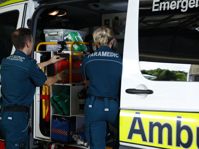 General, generic file photo of Queensland Ambulance Service advanced care paramedics responding to a medical emergency in Cairns. Picture: Brendan Radke