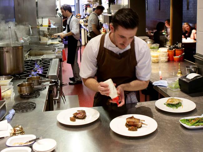 Brisbane News Restaurant - Survey Co, Burnett Lane, CBD. Picture: Chris McCormack.