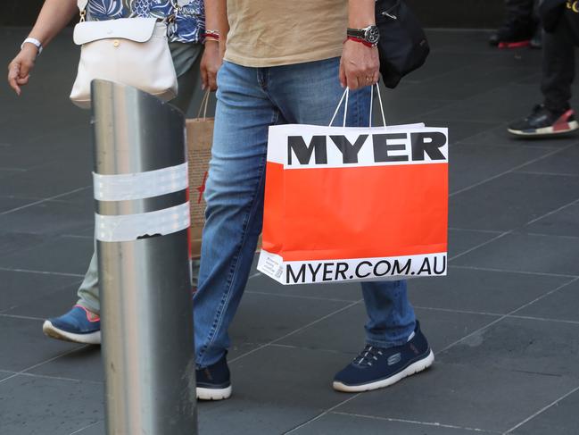 MELBOURNE, AUSTRALIA- NewsWire Photos JANUARY 22, 2025: Myer merger generic images in Melbourne.  NewsWire/ David Crosling