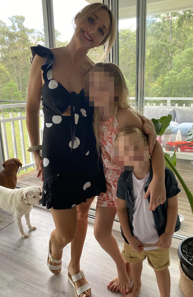 Bianca said apart from wanting to make a lifestyle change for herself, she did it to be a good role model for her two children. Picture: Supplied