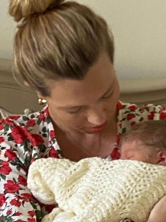 Carrie Symonds shared a photo with baby Wilfred. Picture: Instagram