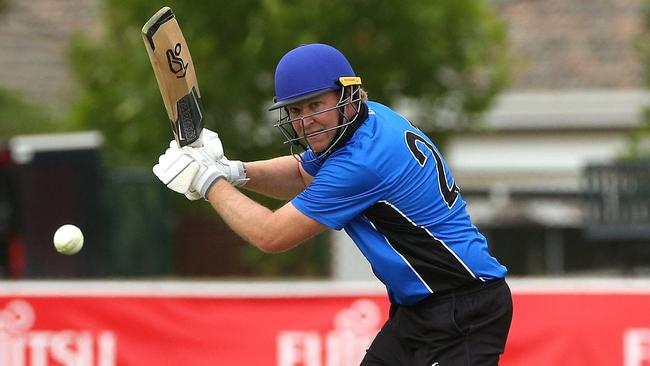 Matthew Harrison in action for Greenvale Kangaroos. Picture: Hamish Blair