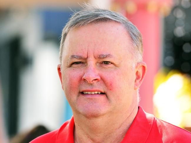 The Townsville Labour Day march along The Strand. Shadow Minister for Transport & Infrastructure, Anthony Albanese. Picture: Zak Simmonds