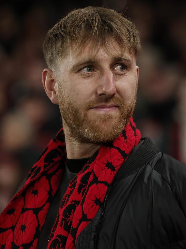 Heppell was on the sidelines for the contest. (Photo by Daniel Pockett/Getty Images)