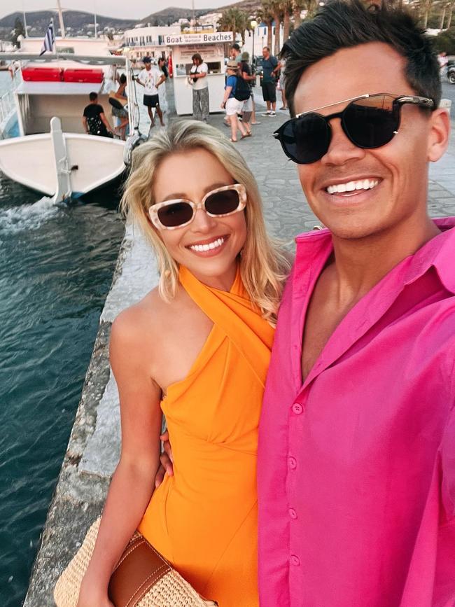 The couple were engaged in Sorrento, Italy recently.