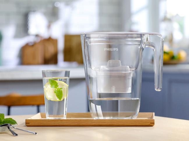 Start and end the day a little healthier with these water filters. Image: Philips.