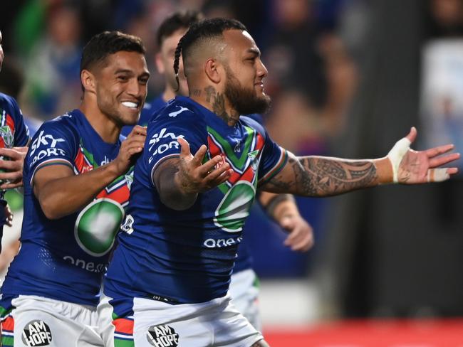 NRL 2023 SF NEW ZEALAND WARRIORS V NEWCASTLE KNIGHTS - ADDIN FONUA-BLAKE, TRY