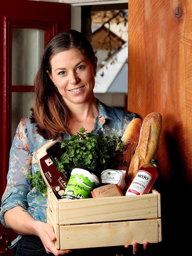 Erica Rushbrook at her new Hahndorf providore cafe and event space Hahn &amp; Hamlin in Hahndorf. Photo: Dylan Coker