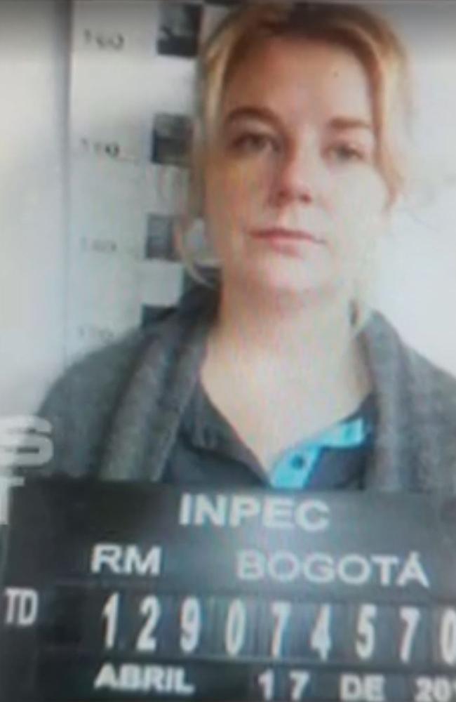 Cassie Sainsbury’s original mugshot. Picture: 7 News