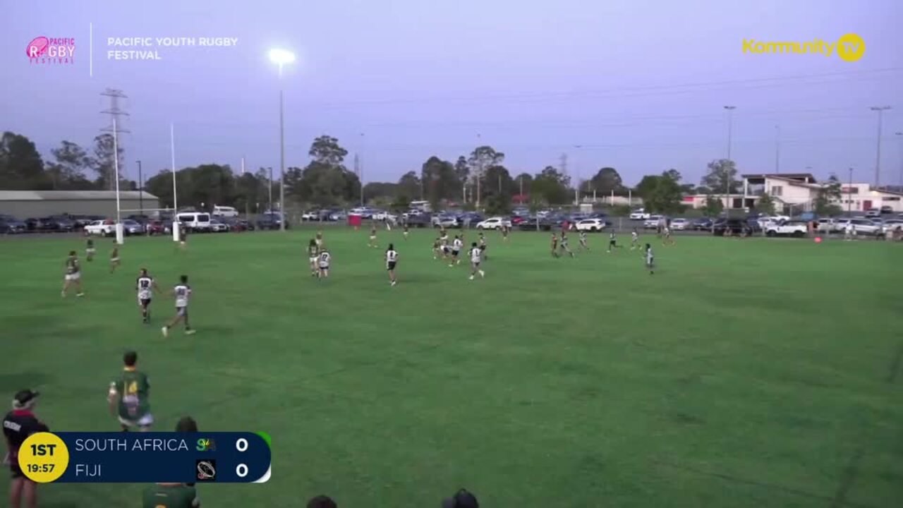 Replay: Queensland South Africa v Queensland Fiji (U18 boys) - 2024 Pacific Youth Rugby Festival Day 2