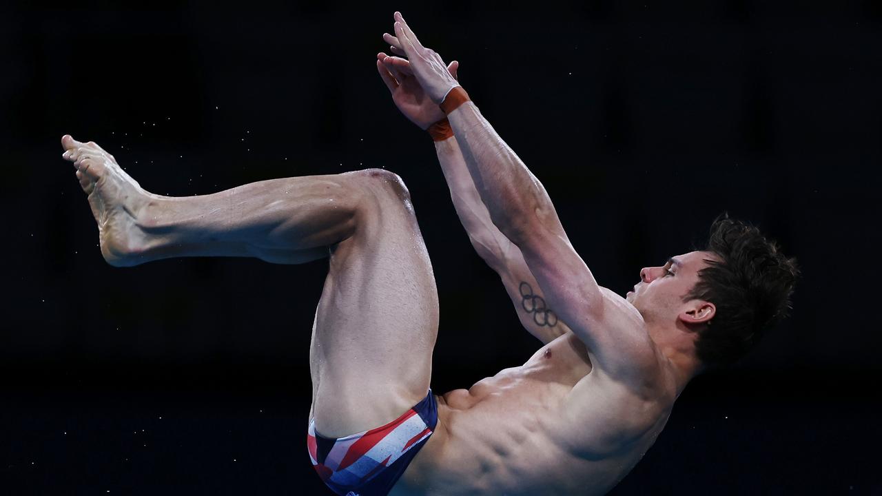 Tom Daley of Great Britain finished third. Picture: Al Bello/Getty Images