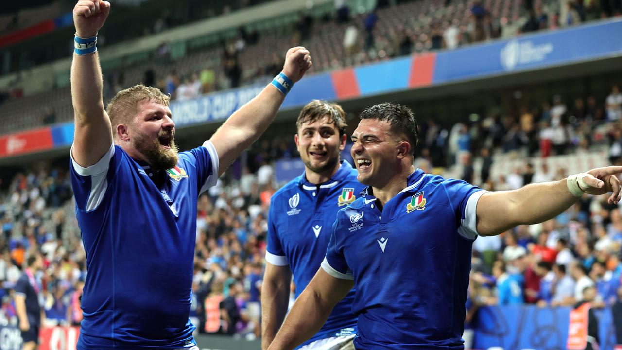 Italy came from behind to beat Uruguay. (Photo by David Rogers/Getty Images)