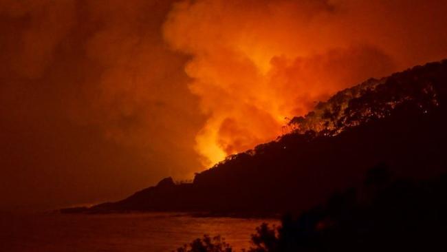 Victoria was still burning this morning. Pic: Twitter/CFA