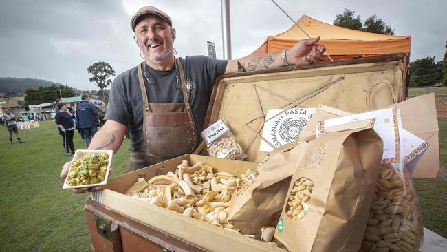 Tasmanian Pasta and Sauce Co. owner Matteo Rao at A Taste of the Huon. Picture: Chris Kidd