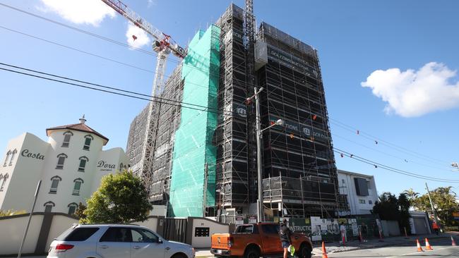 GCB Construction site at 309 Golden Four Drive Tugun. Picture: Glenn Hampson