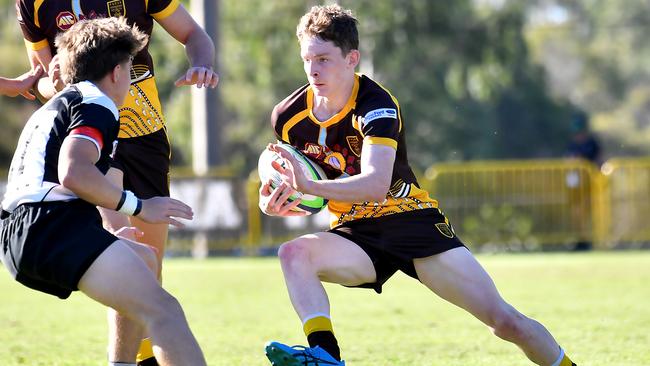 Padua College player Tom Chapman AIC First XV rugby between Iona College and Padua College. Saturday May 20, 2023. Picture, John Gass