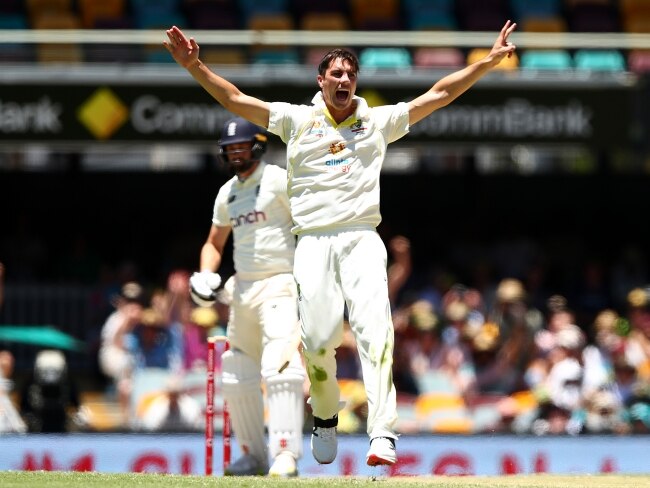 Pat Cummins had a fine match in his debut as Australian captain. PIcture: Getty