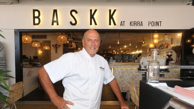 Steve Archdeacon, owner of Baskk at Kirra Point ... Picture Glenn Hampson