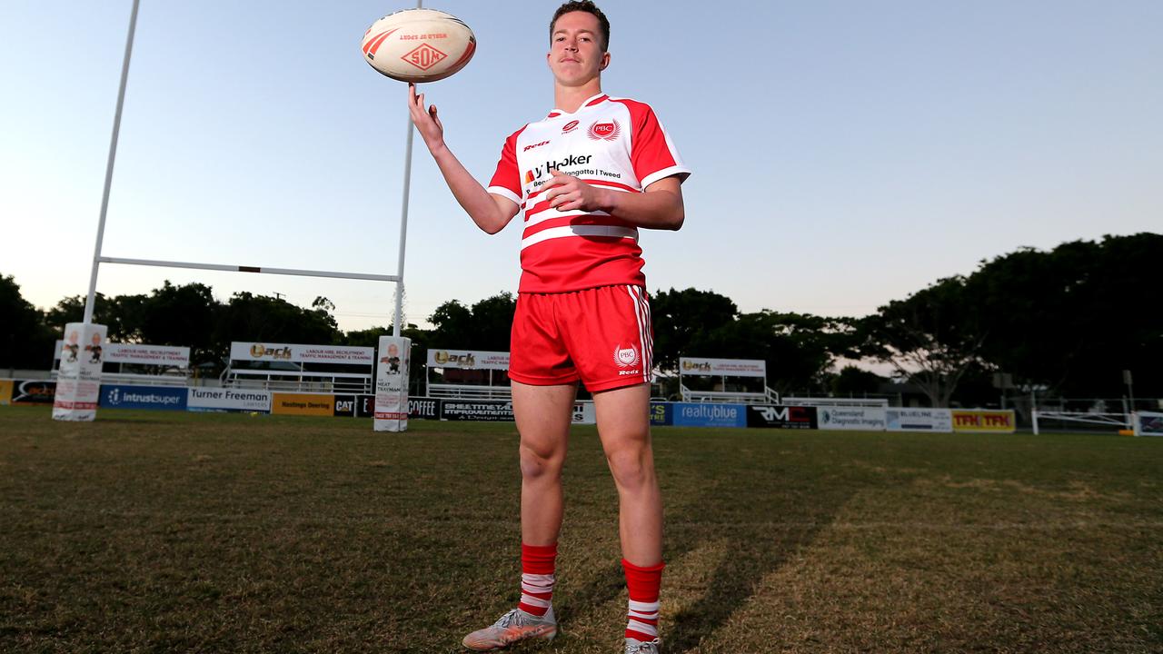 Tom Weaver is a graduate of famed league nursery Palm Beach Currumbin High School. Picture: Richard Gosling