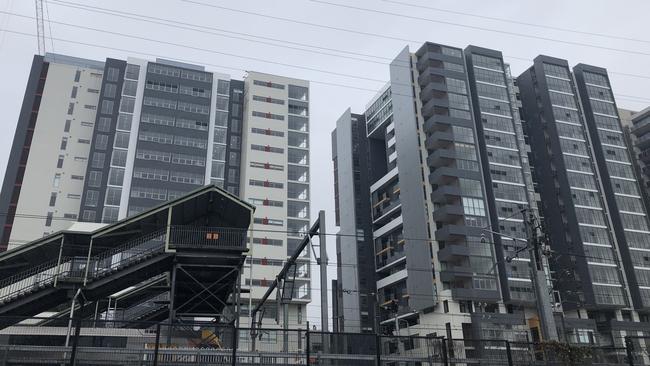 The 92m tower will dwarf the existing blocks near Granville station.