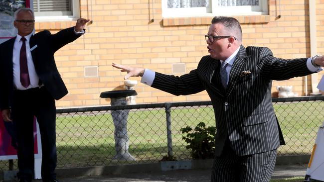 Auctioneer Danny Hayes. Picture: Mike Dugdale