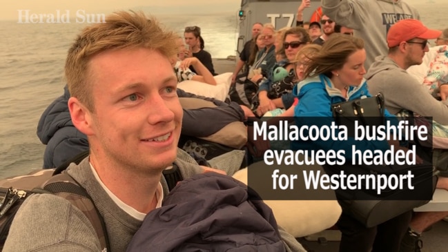 Mallacoota bushfire evacuees headed for Westernport