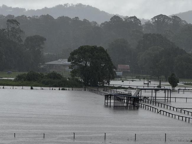 Gold Coast flooding. Picture: Kristie to Brisbane Weather FB page