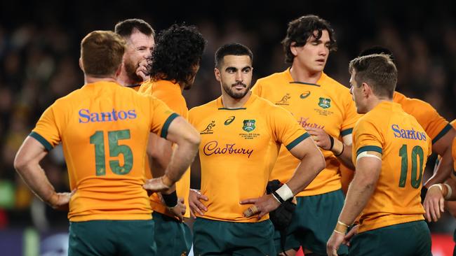 It was a hard one for the Wallabies. Photo by Cameron Spencer/Getty Images.