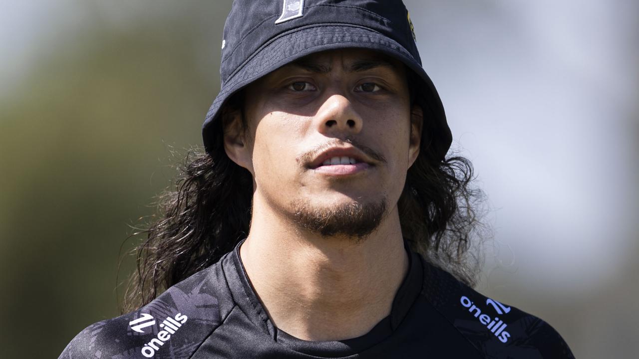 Jarome Luai was nice and relax at his first day back at Panthers’ training.