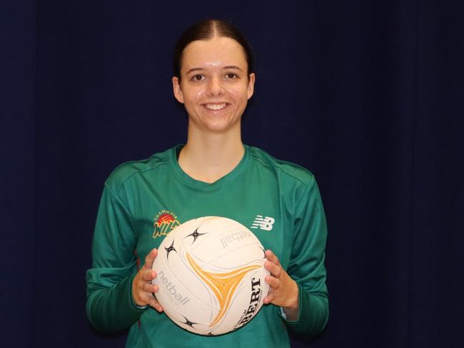 Izzy Sherriff has been selected to play for Tasmania Wild. Picture: Tasmania Netball