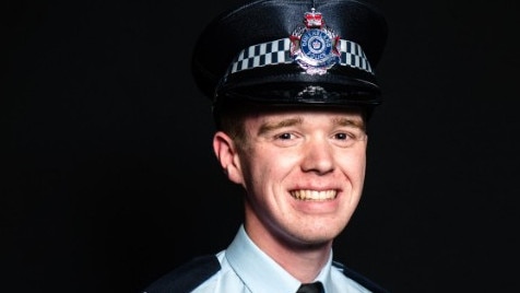 New Roma Police Station recruit Constable Chris Nicholson. Picture: Queensland Police Media.