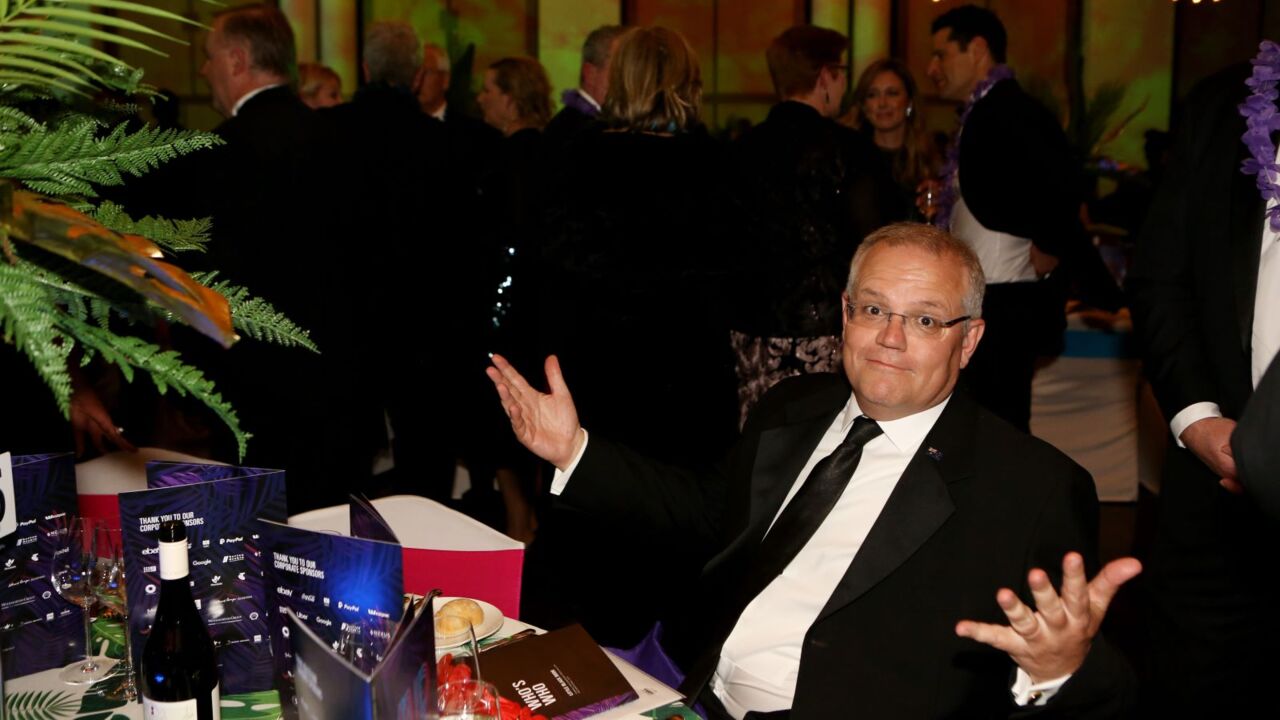 Gloves off as Morrison and Albanese make midwinter ball address