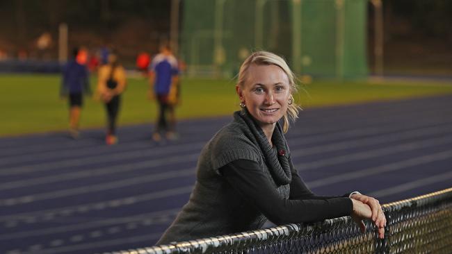 31/7/2018: Bronwyn Thompson came 4th in long jump at the Athens Olympics ... all three Russians before her later tested positive for drugs, at a training track near her home at Mount Gravatt, Brisbane. She backs the idea of the government cracking down on corruption in sport domestically.. Lyndon Mechielsen/The Australian