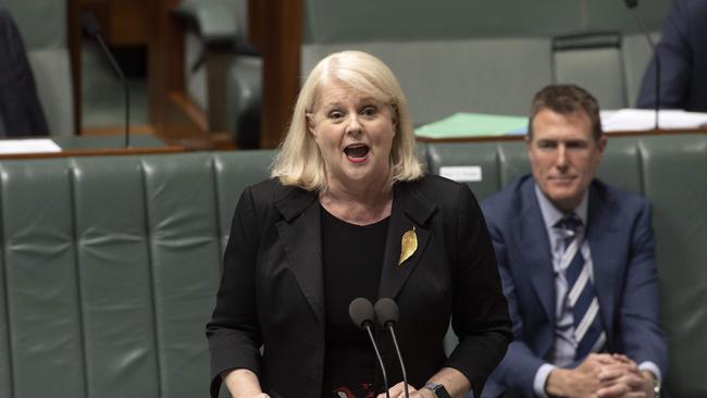 Karen Andrews during Question Time in the House of Representatives in Parliament House Canberra. Picture: NCA NewsWire / Gary Ramage