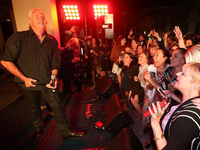 MPs lost it when Braithwaite performed at the Parliamentary Friends of Australian Music event. Picture Kym Smith