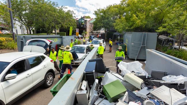 A community e-waste recycling hub. Sircel is Australia's largest e-waste firm.