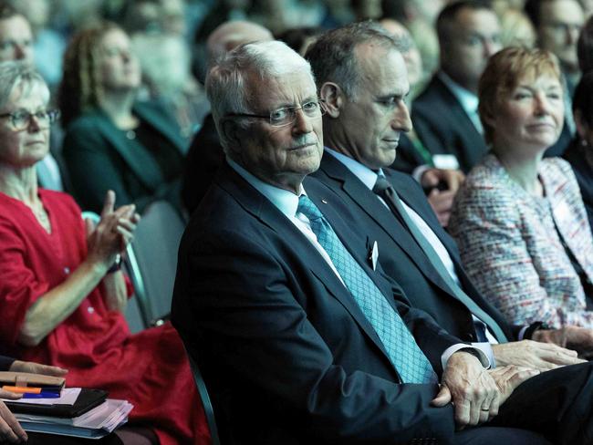 26/10/2023Wesfarmers AGM at Perth Convention and Exhibition Centre.Chairman Michael Chaney AO and Managing Director Rob ScottPic Colin Murty