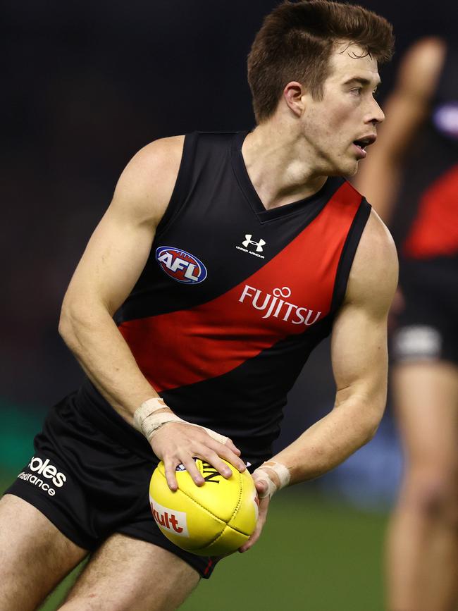 Zach Merrett was in superb form for the Dons. Picture: Michael Klein