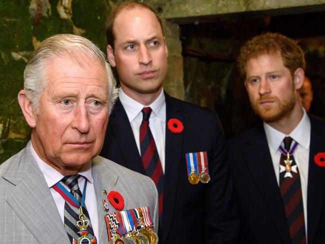 Tensions are still brewing between William and Harry. Picture: Tim Rooke – Pool/Getty Images.