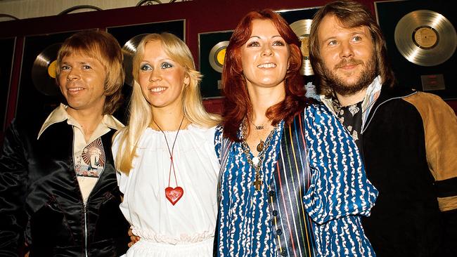 ABBA in Australia in 1977.