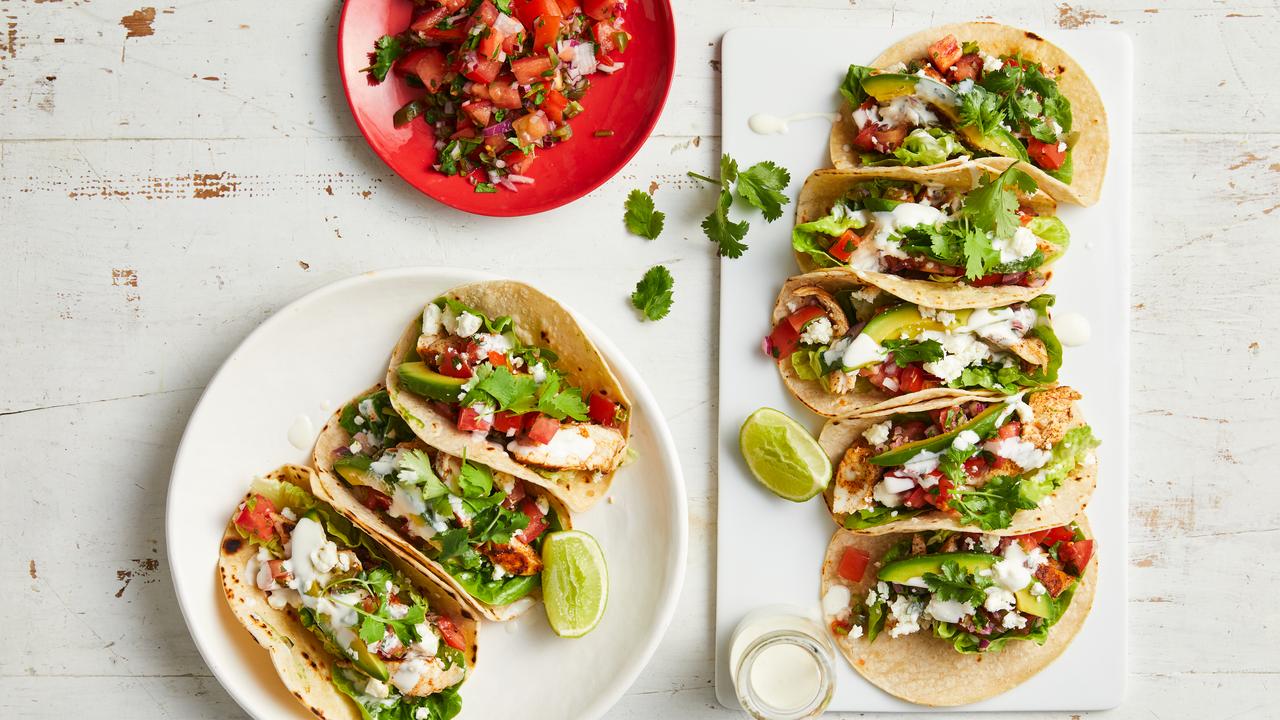 Cut back on red meat with these flavoursome fish tacos