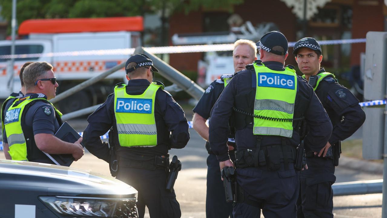 Police have been combing through the crash site as they investigate. Picture: NCA NewsWire / Brandan Beckett