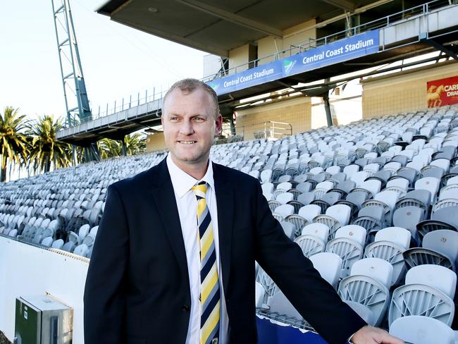 Mariners CEO Shaun Mielekamp said the club’s plans to manage the stadium were not shown to councillors. Picture: Peter Clark