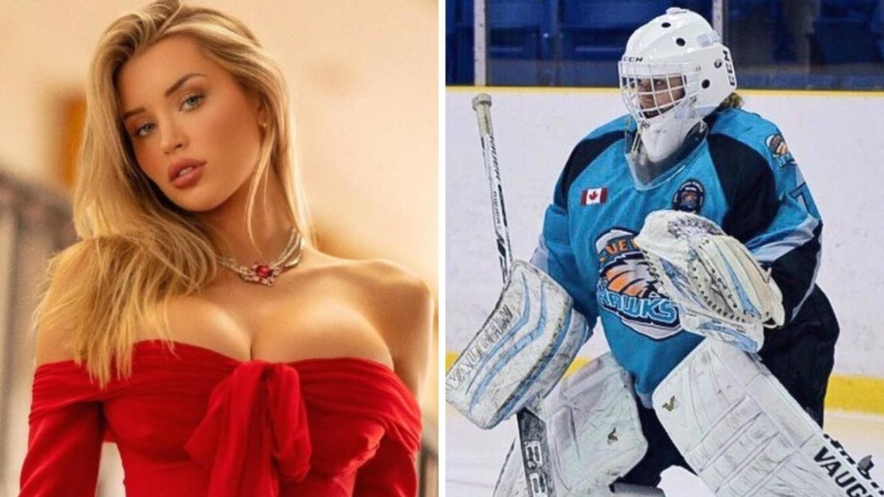 ‘World’s sexiest ice hockey player’ wows fans in red dress