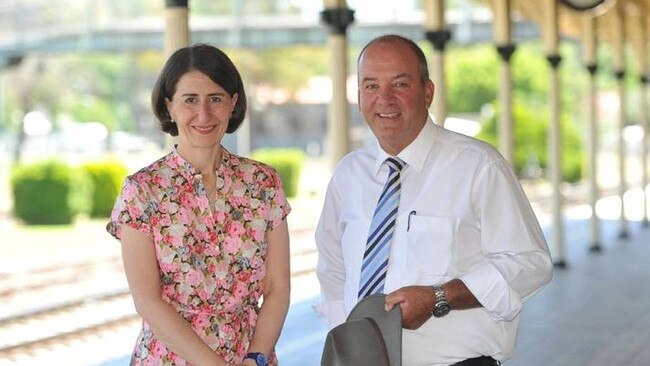 Gladys Berejiklian with disgraced MP Daryl Maguire.