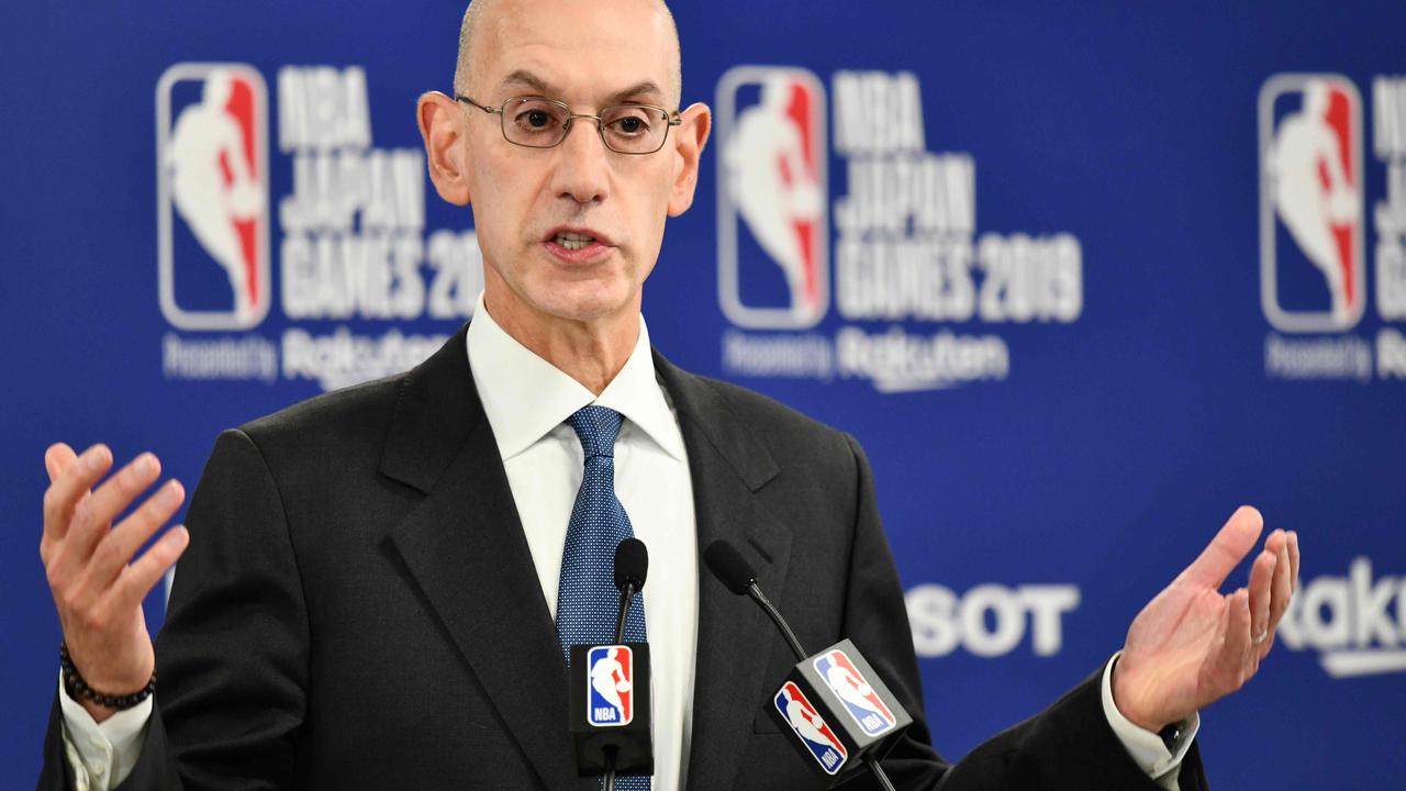 NBA Commissioner Adam Silver. He’s had a rough week. Picture: AFP/Kazuhiro Nogi