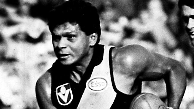 Maurice Rioli playing for Richmond in 1986. Picture: News Corp Australia