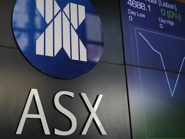 SYDNEY, AUSTRALIA - NewsWire Photos MARCH 09, 2021 - The Australian Securities Exchange (ASX) display in Sydney.Picture: NCA NewsWire / Christian Gilles