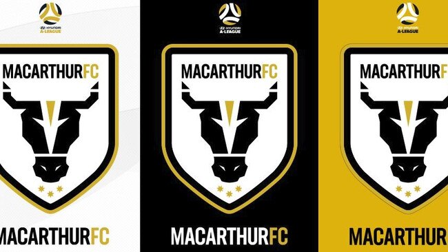 The colours of Macarthur FC will be white, black and gold.